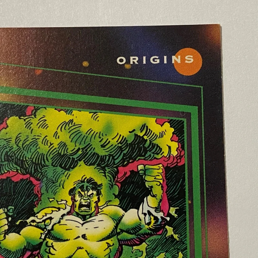 Vintage Marvel 1992 Hulk Series 3 Origins of HULK Impel Card 161 MARVEL Universe